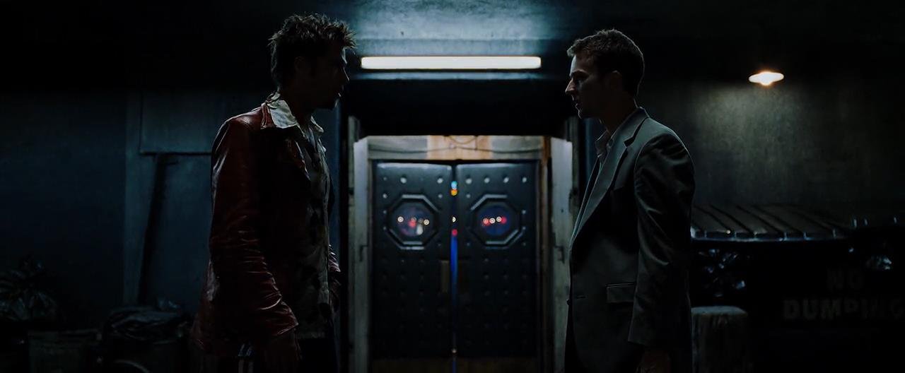 Still from Fight Club (1999), directed by David Fincher (frame 3)
